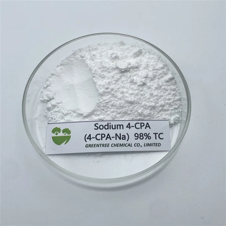 CAS NUMARASI. 13730-98-8 4-Klorofenoksiasetik Asit Sodyum Tuzu; 4-CPA-NA Yüzde 98 Suda Çözünür