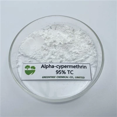 Zirai Kimyasallar Pestisitler Böcek İlaçları Ürünleri Alfa-Sipermetrin Çin'de yüzde 95 Tc
